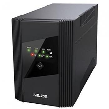 Nilox 17NXGCLI61001: UPS Linea Int. Server 2400 VA/1200 W + LED