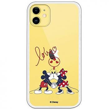 Funda de Silicona Flexible Disney Mickey y Minnie Love para iPhone 11