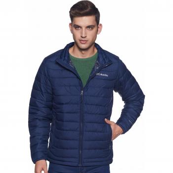 Columbia Herren Powder Lite Steppjacke, Dunkelgrün, M