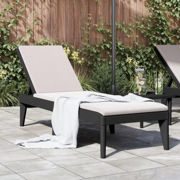 VidaXL's Anthracite Sun Lounger Made of PP and Measuring 186x60x29 cm