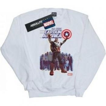 Marvel Ladies Sam Wilson Captain America Graphic Sweatshirt