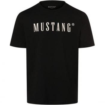 Mustang Maglietta “Austin” Nero/Blanca