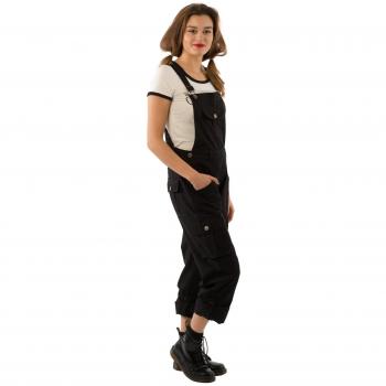 Urban Daisy Black Leg Overalls
