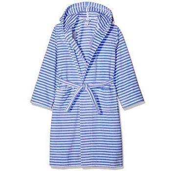 Sanetta Bademantel, Jungen 231962, Blau (Sky 5981), (152)