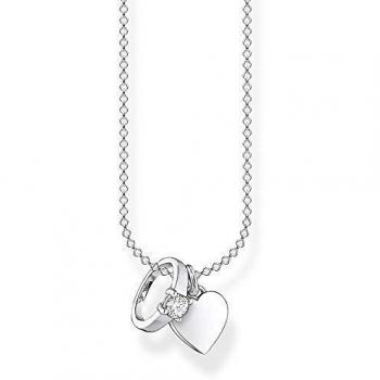 Thomas Sabo Adjustable Women's Necklace with Heart Pendant