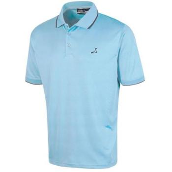 Blue UV Defense Golf Polo for Men (Waffle Knit) – Small