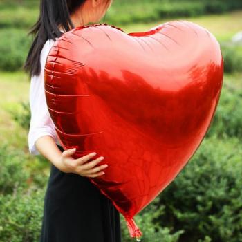 Romantic Heart Foil Balloons