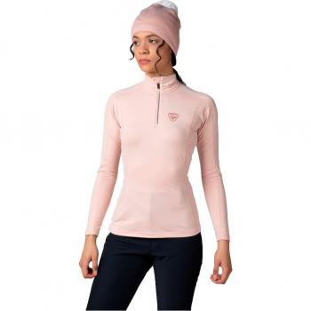 Rosé Clair Rossignol Half Zip Maillot Femme – XS