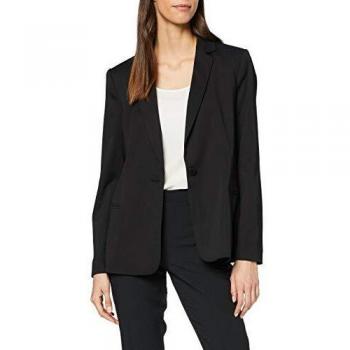 Armani Exchange Women's Elegant Black Blazer Suit Jacket, Size 10 (Black 1200)