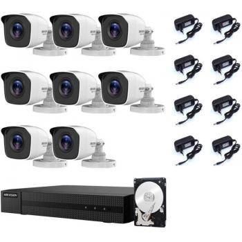 Kit di Sorveglianza HIKVISION 8C/8T 4MP 3TB