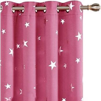 Deconovo Tende Oscuranti Termiche Rosa 140x175 cm
