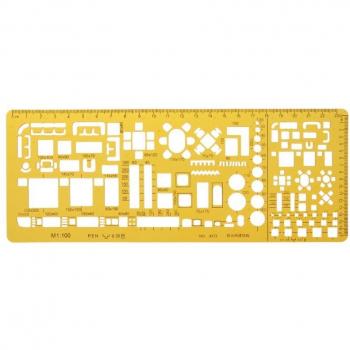 Multi-Shape Ruler for Interior Decor