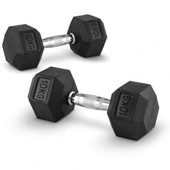 Fitness Tech Mancuernas Hexagonales 10 kg