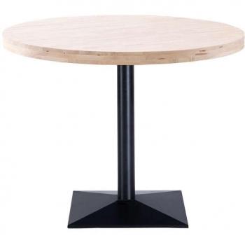 Mesa Redonda Estilo Bar Moss Roble Nordish/Negro 74cm x 110cm
