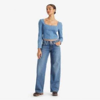 Levi's jean ample Superlow bleu délavé taille W27 L30