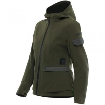 Dainese Centrale Absoluteshell Pro Giacca Tessile Moto Donna Impermeabile Verde 42