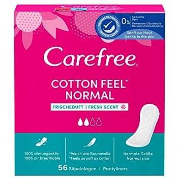 Carefree Slipeinlagen mit Baumwolle und Frischeduft