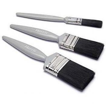 Harris Essentials Woodwork Gloss Paint Brush Set 3 Pack