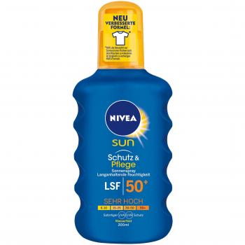 NIVEA SUN Sonnenspray 200 ml – 48‑h Feuchtigkeits‑SPF 50+