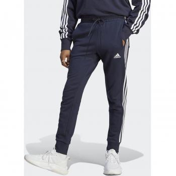 Adidas Men's 3-Stripe Fleece Tapered Cuff Joggers