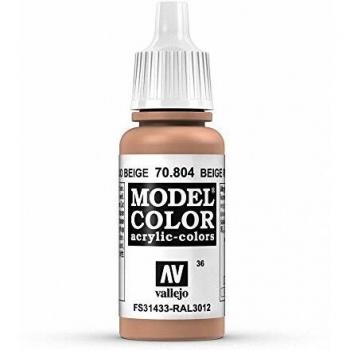 Vallejo, Model Color, Acrylfarbe, 17 ml Beige-Rot