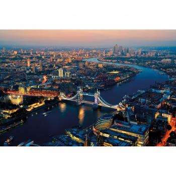 GREAT ART® XXL Póster – Horizonte de Londres al Atardecer – Decoración de la Ciudad