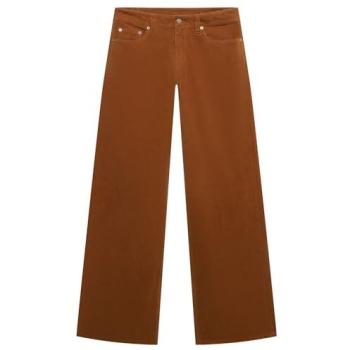 Superdry Frauen-Baggy-Mini-Cordhose – Braun, Mid Waist, 79,99 €, S 26/30