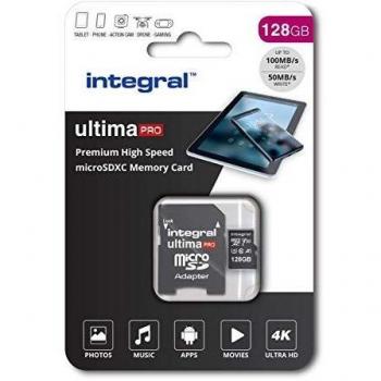 Carte micro SDHCXC INTEGRAL INMSDX 128 G10090 V 30