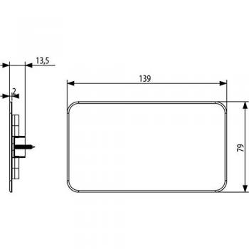 Couvercle 4M pour boîtes d'installation V71634