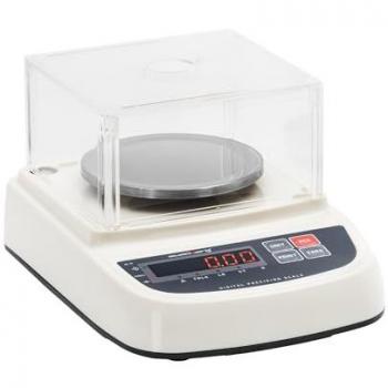Balanza analítica 500 g 0,01 g Ø 130 mm LED protección contra viento