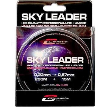 Black Tapered Leader 265 m by Cinnetic Sky Fishing – 0.26‑0.57 mm Unisex