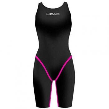 Power Xt Open‑Back Badeanzug der Head SWS Kollektion – schwarz/pink