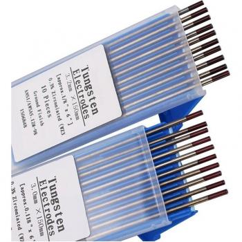 WZ3 Tige Tungstène 1.0 – Électrode de soudage, tête marron, 150 mm (6)
