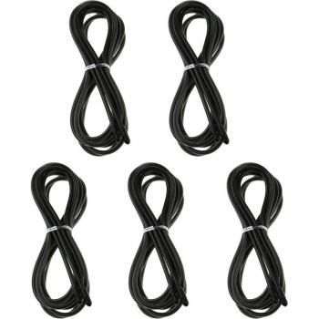 Cuerda Saltarín Durable, Cable de PVC con Acero Inoxidable, Longitud de 10 Pies, Paquete de 5