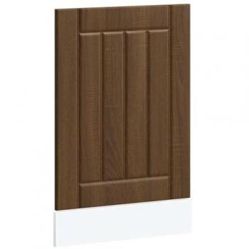 Lucca Brown Oak Engineered Wood Dishwasher Panel