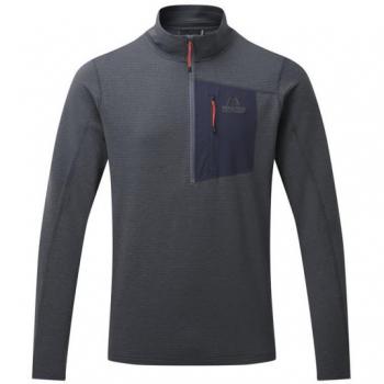 Mountain Equipment Langarmshirt Lumiko Zip-T für Herren, Größe M, Blau