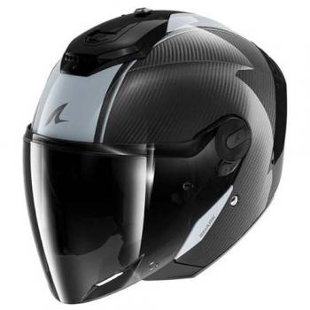 Shark RS Jet Carbon Skin Casque jet Noir Gris