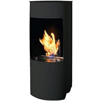 Biocamino Tecno Air System Modello Cortina Nero