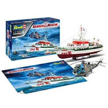 Revell Search & Rescue Berlin Ship Sea King Helicopter Mk41 Model Kit Scale 1:72