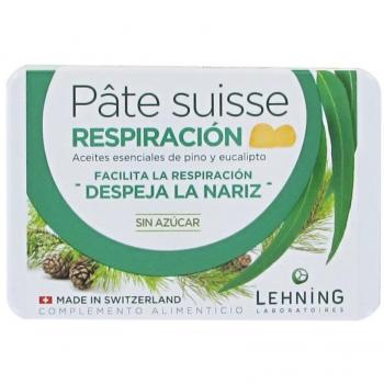 Lehning Pâte Suisse Respiración, 40 caramelos