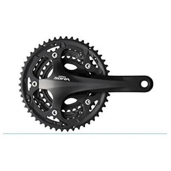 Sora Shimano FC‑R3030 Kurbelgarnitur 3x9, 50/39/30 T, 170 mm, schwarz – 2017