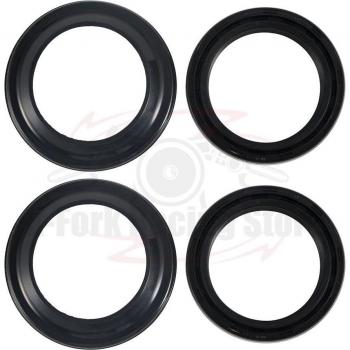 Kit de selladores de aceite y polvo x2 para BMW F650 Motore Rotax 1993-2000