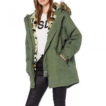 Parka Superdry Lucy Rookie, Verde (Khaki 03o), XXS Mujer