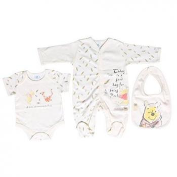 Unisex Baby Pooh Collection – 3‑Piece Set for 3 Months