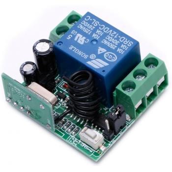 Télécommande 1CH 12V 10A 433MHz avec récepteur intégré