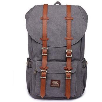 KAUKKO Backpack loisirs 22 L, compartiment 15 PC, gris