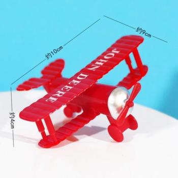 Vintage Metal Airplane Figurine