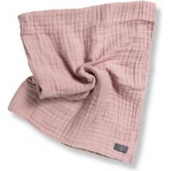 Manta de Muselina en Capas VINTER& BLOOM Rosa Plateado 100x80 cm