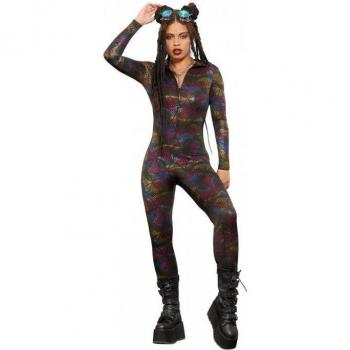 Tuta Geometrica Fever XS Nera
