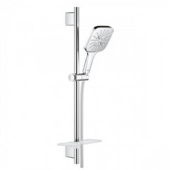 Grohe Rainshower SmartActive 130 Cube set de douche 26583000 chromé, barre de douche 600mm, 3 types de jets